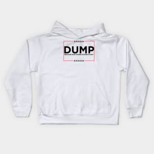 Vote Dump Poop Emoji Political Campaign (Black) Kids Hoodie